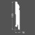 Плинтус МДФ под покраску Ликорн Р 4.100.16 фигурный 2070×100×16, технический рисунок