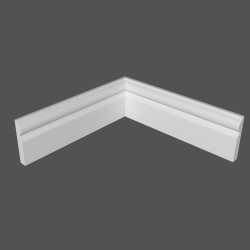 Плинтус МДФ под покраску Ликорн Р 9.97.16 2070×97×16