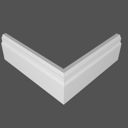 Плинтус МДФ под покраску Ликорн Р 10.110.28 2070×110×28