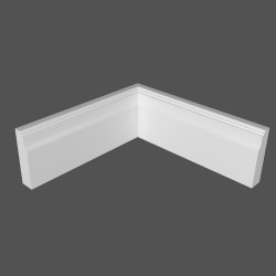 Плинтус МДФ под покраску Ликорн Р 10.110.28 2070×110×28