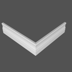 Плинтус МДФ под покраску Ликорн Р 14.82.16 2070×82×16