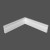Плинтус МДФ под покраску Ликорн Р 14.82.16 фигурный 2070×82×16