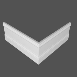 Плинтус МДФ под покраску Ликорн Р 15.134.16 2070×134×16