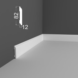 Плинтус МДФ под покраску Ликорн Р 18.82.12 2070×82×12