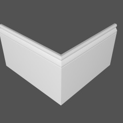 Плинтус МДФ под покраску Ликорн Р 19.185.16 2070×185×16