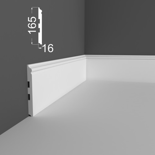 Плинтус МДФ под покраску Ликорн Р 21.165.16 2070×165×16 Плинтус МДФ под покраску Ликорн Р 21.165.16 2070×165×16