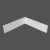 Плинтус МДФ под покраску Ликорн Р 22.82.12 фигурный 2070×82×12