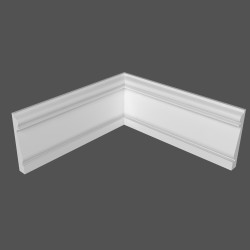 Плинтус МДФ под покраску Ликорн Р 25.127.18 2070×127×18