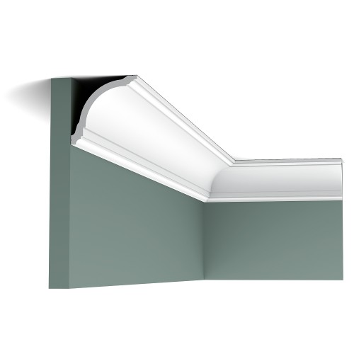 Потолочный плинтус под покраску Orac Decor Axxent CX199 2000×80×80