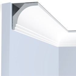 Потолочный плинтус под покраску Hiwood A70 2000×50×50