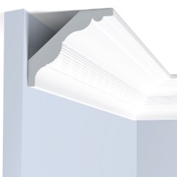 Потолочный плинтус под покраску Hiwood A90E2 2000×71×60