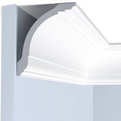 Потолочный плинтус под покраску Hiwood A118 2000×76,4×90,2