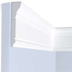 Потолочный плинтус под покраску Hiwood M1702 2000×18×70