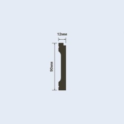 Плинтус под покраску Hiwood B90V2 2000×90×14