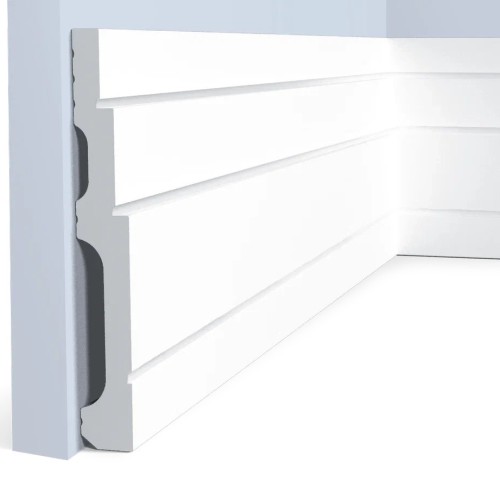 Плинтус под покраску Hiwood B180V2 2000×180×24