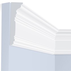 Потолочный плинтус под покраску Hiwood L1702 2000×33,5×170