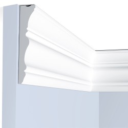 Потолочный плинтус под покраску Hiwood L1704 2000×20×96