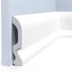 Плинтус под покраску Hiwood LB98 с подсветкой 2000×98×19,5