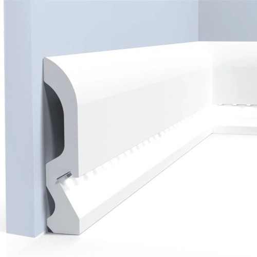 Плинтус под покраску Hiwood LB98 с подсветкой 2000×98×19,5 Плинтус под покраску Hiwood LB98 с подсветкой 2000×98×19,5