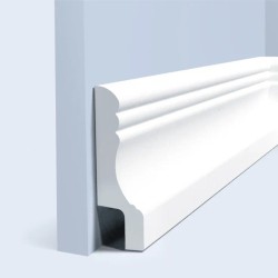 Плинтус под покраску Hiwood W009R 2000×100×25