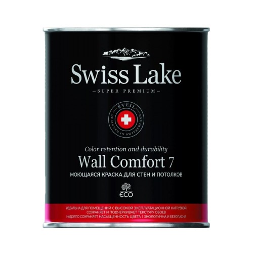 Краска Swiss Lake Wall Comfort 7 9 л