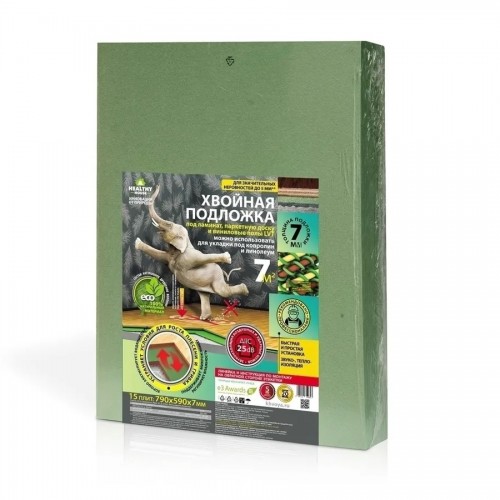 Хвойная подложка Steico 7 мм