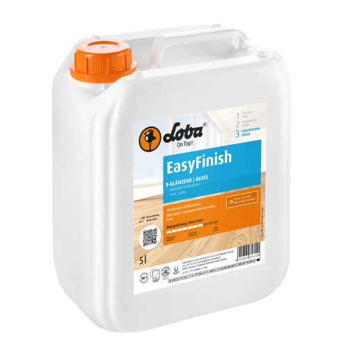 Глянцевый паркетный лак Loba EasyFinish 5 л Глянцевый паркетный лак Loba EasyFinish 5 л