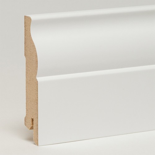 Плинтус МДФ ламинированный Арт Лайн белый Curly 2050×100×16 Плинтус МДФ ламинированный Арт Лайн белый Curly 2050×100×16