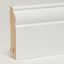 Плинтус МДФ ламинированный Арт Лайн белый Fancy 2050×80×16