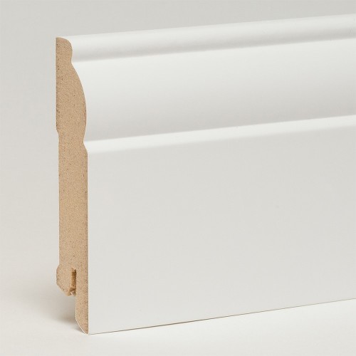 Плинтус МДФ ламинированный Арт Лайн белый Fancy 2050×80×16 Плинтус МДФ ламинированный Арт Лайн белый Fancy 2050×80×16