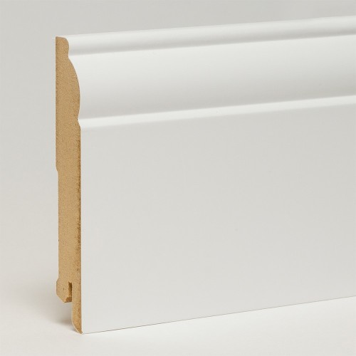 Плинтус МДФ ламинированный Арт Лайн белый Fancy 2050×100×16 Плинтус МДФ ламинированный Арт Лайн белый Fancy 2050×100×16