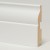 Плинтус МДФ ламинированный Art Line белый Curly фигурный 2050×120×16
