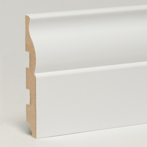 Плинтус МДФ ламинированный Арт Лайн белый Curly 2050×150×16 Плинтус МДФ ламинированный Арт Лайн белый Curly 2050×150×16