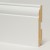 Плинтус МДФ ламинированный Art Line белый Fancy фигурный 2050×120×16