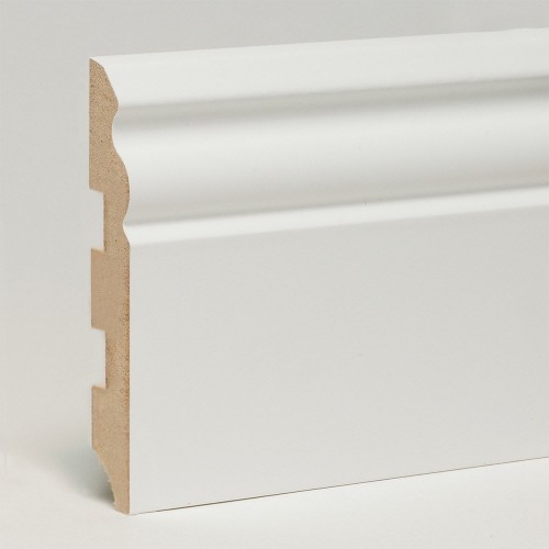 Плинтус МДФ ламинированный Арт Лайн белый Twist 2050×150×16 Плинтус МДФ ламинированный Арт Лайн белый Twist 2050×150×16