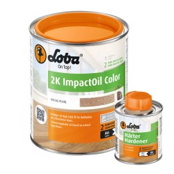 Цветное двухкомпонентное масло Lobasol HS 2K ImpactOil Color пеарл 0,75 л