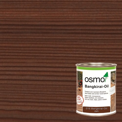 Масло для террас Osmo Terrassen-Ole цвет 016 Темное Бангкирай шелковисто-матовое 2,5 л