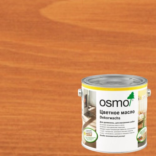 Масло с твердым воском для дерева Osmo Dekorwachs Transparent цвет 3137 Вишня шелковисто-матовый 0,75 л Масло с твердым воском для дерева Osmo Dekorwachs Transparent цвет 3137 Вишня шелковисто-матовый 0,75 л