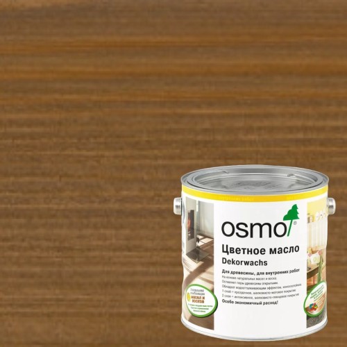 Масло с твердым воском для дерева Osmo Dekorwachs Transparent цвет 3168 Дуб Антик шелковисто-матовый 0,75 л