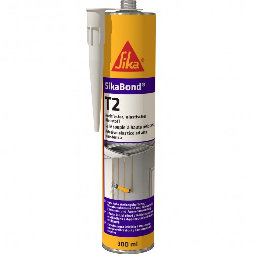 Монтажный клей SikaBond T2 черный 26434 0,6 л купить