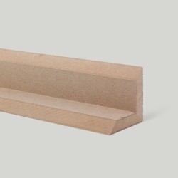 Рейка декоративная Modern Decor дуб без покрытия 2-х сторонняя 2800×40×40