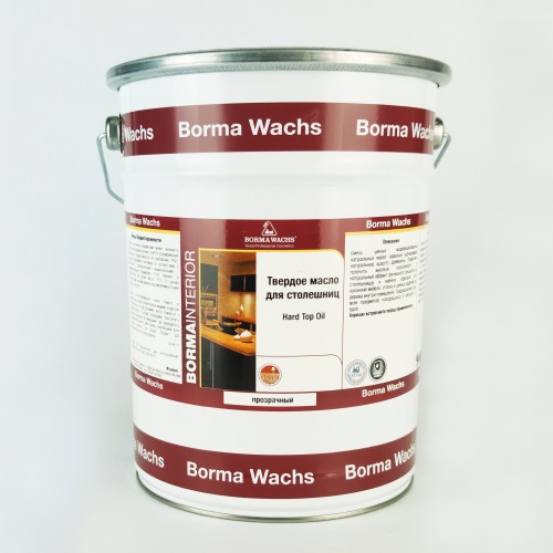 Бесцветное масло для столешниц Borma Hard Top Oil 4917 5 л Бесцветное масло для столешниц Borma Hard Top Oil 4917 5 л