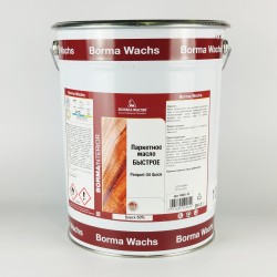 Бесцветное масло для пола Borma Parquet Oil Quick 4954-60 полуглянцевое 20 л