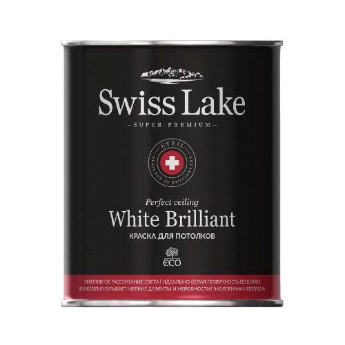 Краска Swiss Lake White Brilliant 9 л