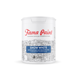 Краска Fama Paint цвет Snow White FP-DM-710W-11M 0,9 л