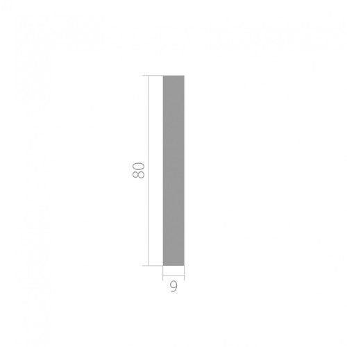 Профиль под покраску Ultrawood BO 8009 2440×80×9 Профиль под покраску Ultrawood BO 8009 2440×80×9