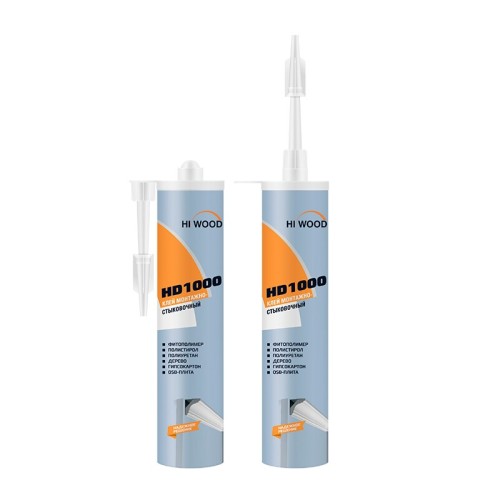 Клей монтажно-стыковочный Hiwood HD1000 280 мл Клей монтажно-стыковочный Hiwood HD1000 280 мл