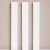 Рейка декоративная Ликорн белая 2800×40×16
