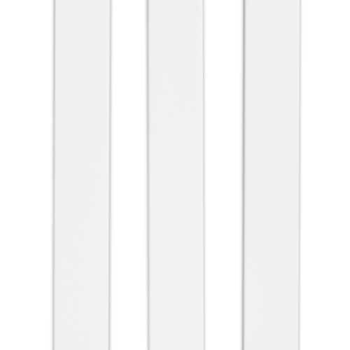 Рейка декоративная Ликорн белая 2800×40×16