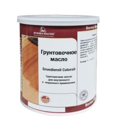 Масло грунтовочное для дерева Borma Grundieroil Coloroil цвет R3910-3.125 Теплый серый 0,125 л